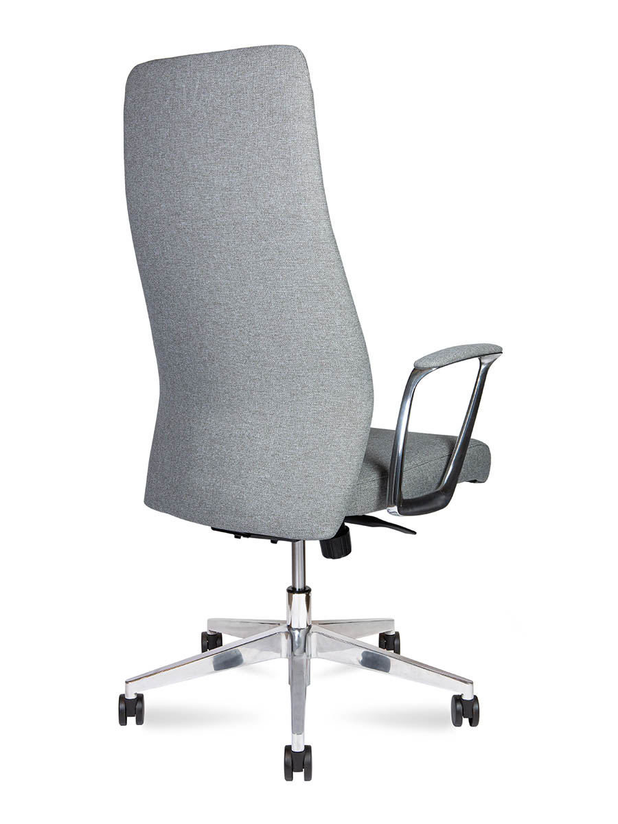 Кресло для руководителя Norden Liverpool grey fabric ткань
